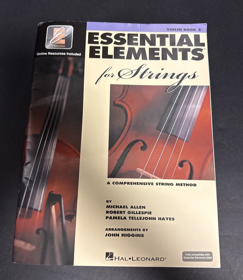 Essential Elements for Strings Book 2 with Eei Violin Sheet Music and Online...
